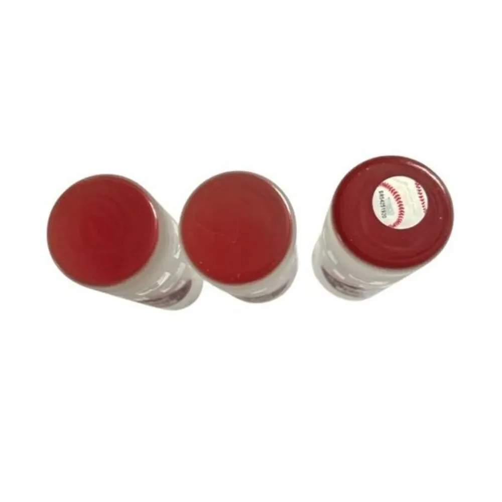 3 Philadelphia Phillies Tall Frosted Glass Shot Glasses